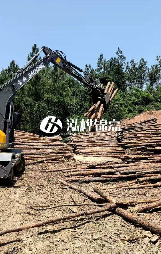 云南4米松木樁批發(fā)價(jià)格多少-4米小頭13-15直徑多少錢(qián)一根？